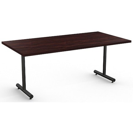 Special-T Table, Black Base, 30inWx72inLx29inH, Espresso SCTKING3072BESP